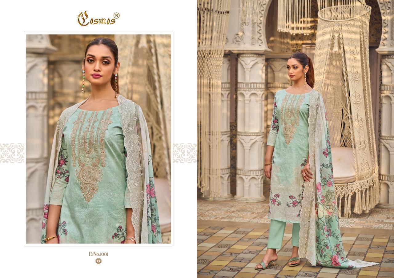 Needle Wonder Vol 1 Nx Cosmos Fashion Lawn Cotton Karachi Salwar Suits Supplier
