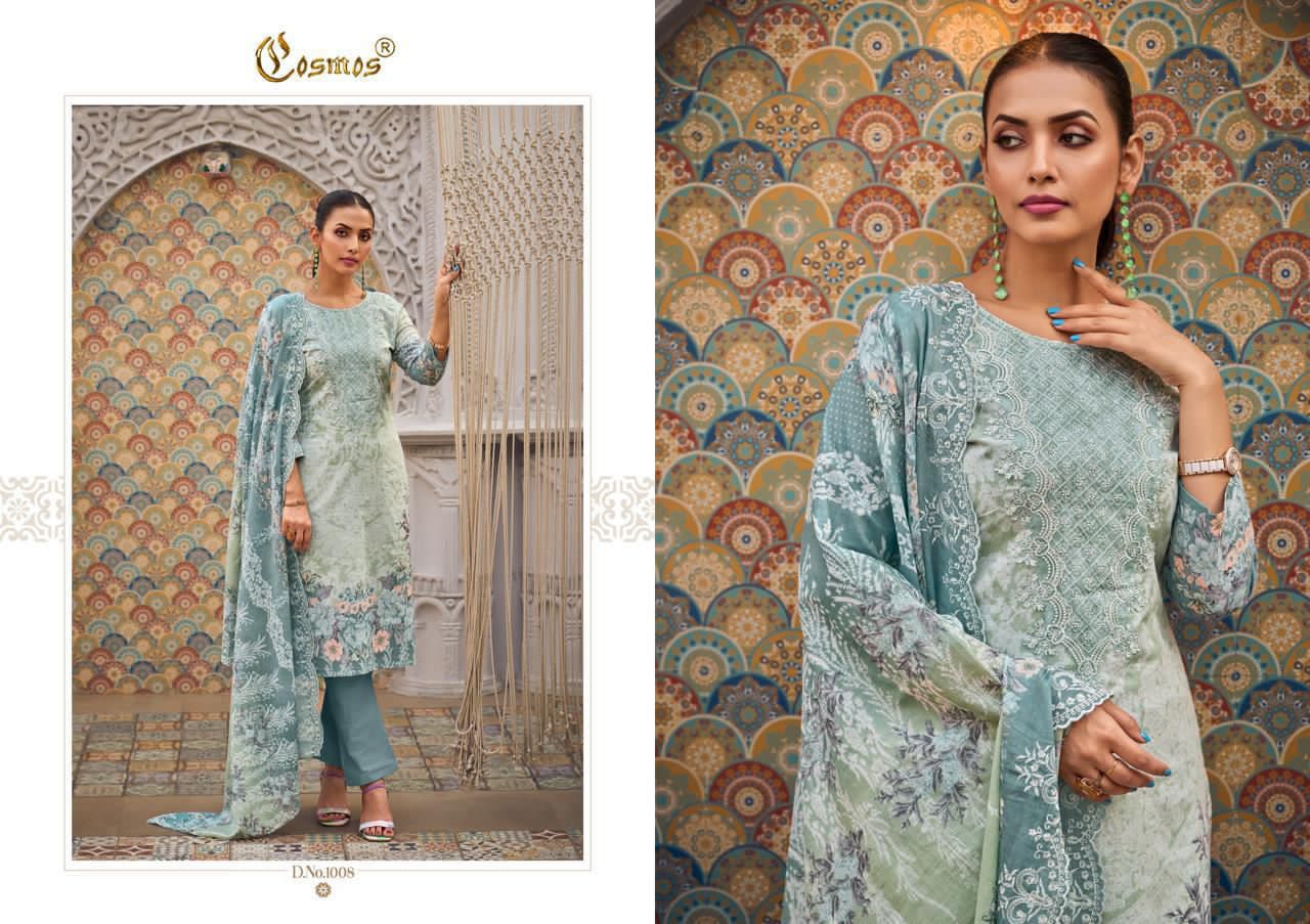 Needle Wonder Vol 1 Nx Cosmos Fashion Lawn Cotton Karachi Salwar Suits Supplier