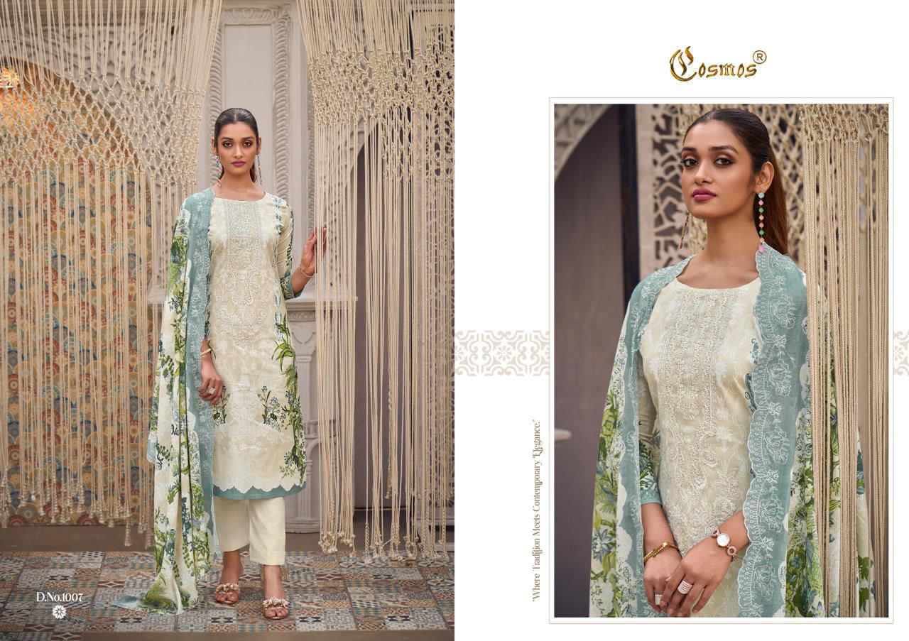 Needle Wonder Vol 1 Nx Cosmos Fashion Lawn Cotton Karachi Salwar Suits Supplier