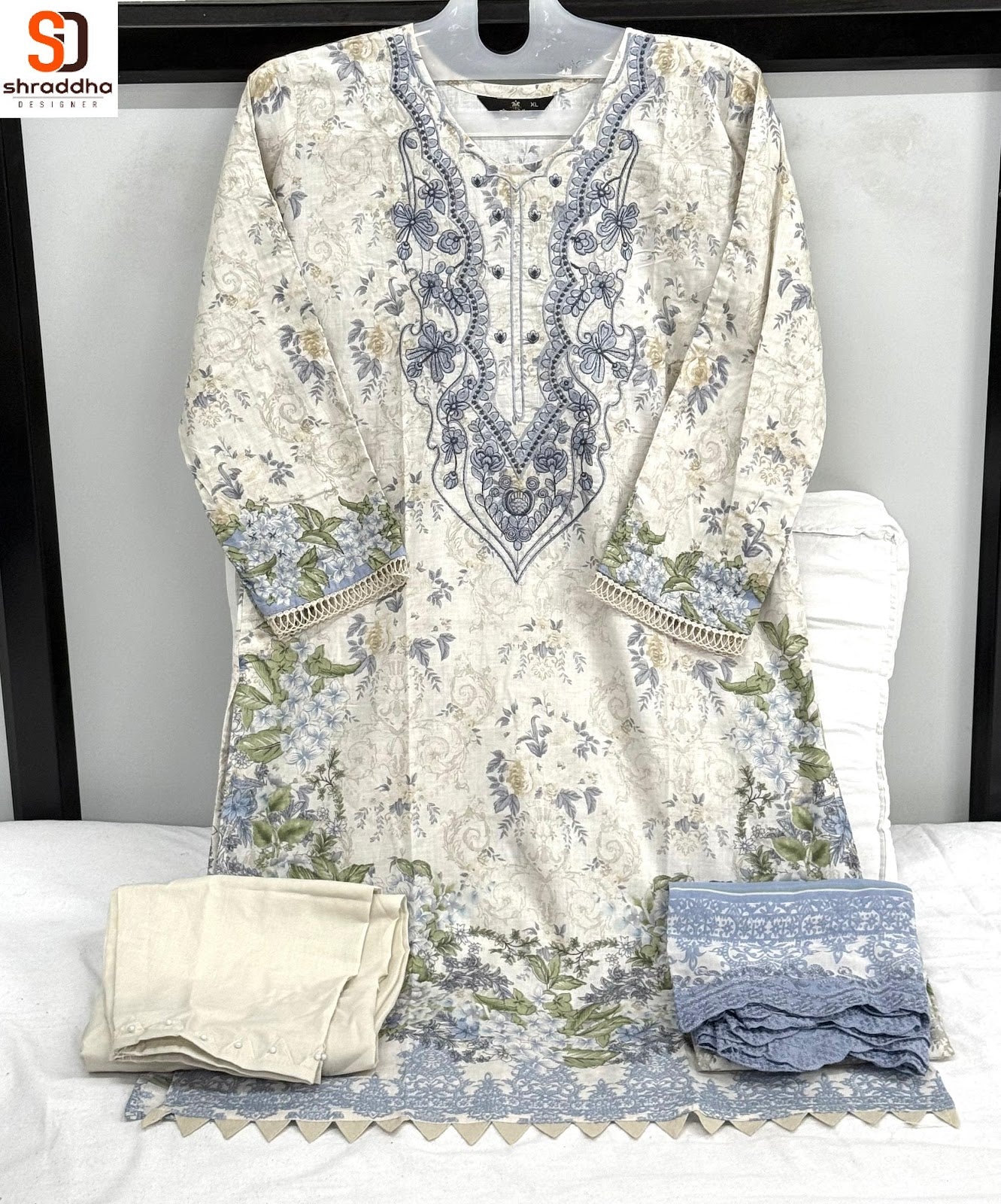 Needle Wonder Vol 1 Shraddha Designer Cotton Karachi Readymade Suits Exporter Ahmedabad