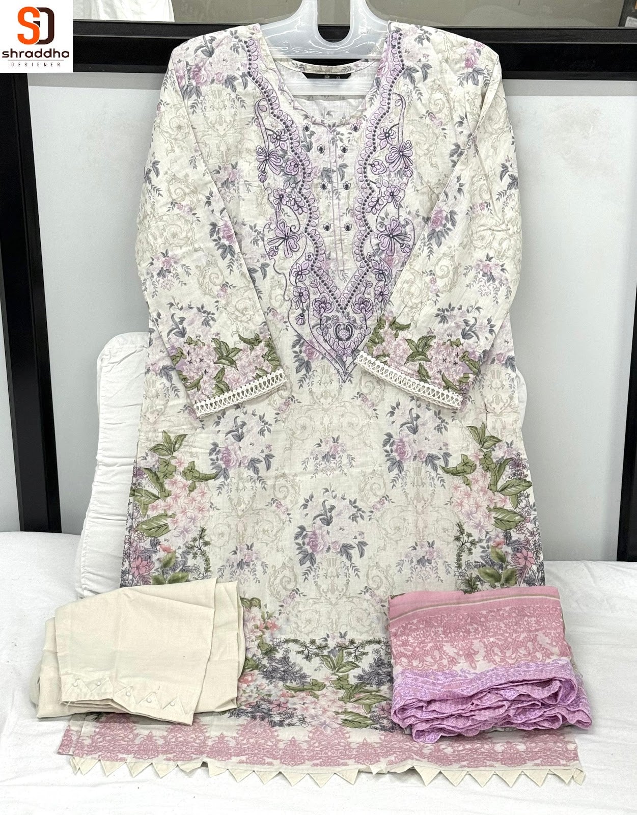 Needle Wonder Vol 1 Shraddha Designer Cotton Karachi Readymade Suits Exporter Ahmedabad