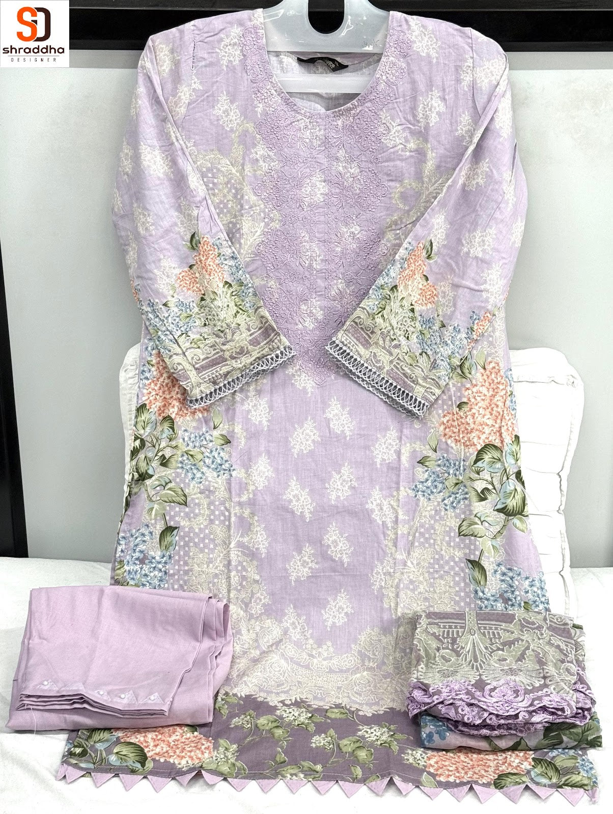 Needle Wonder Vol 1 Shraddha Designer Cotton Karachi Readymade Suits Exporter Ahmedabad