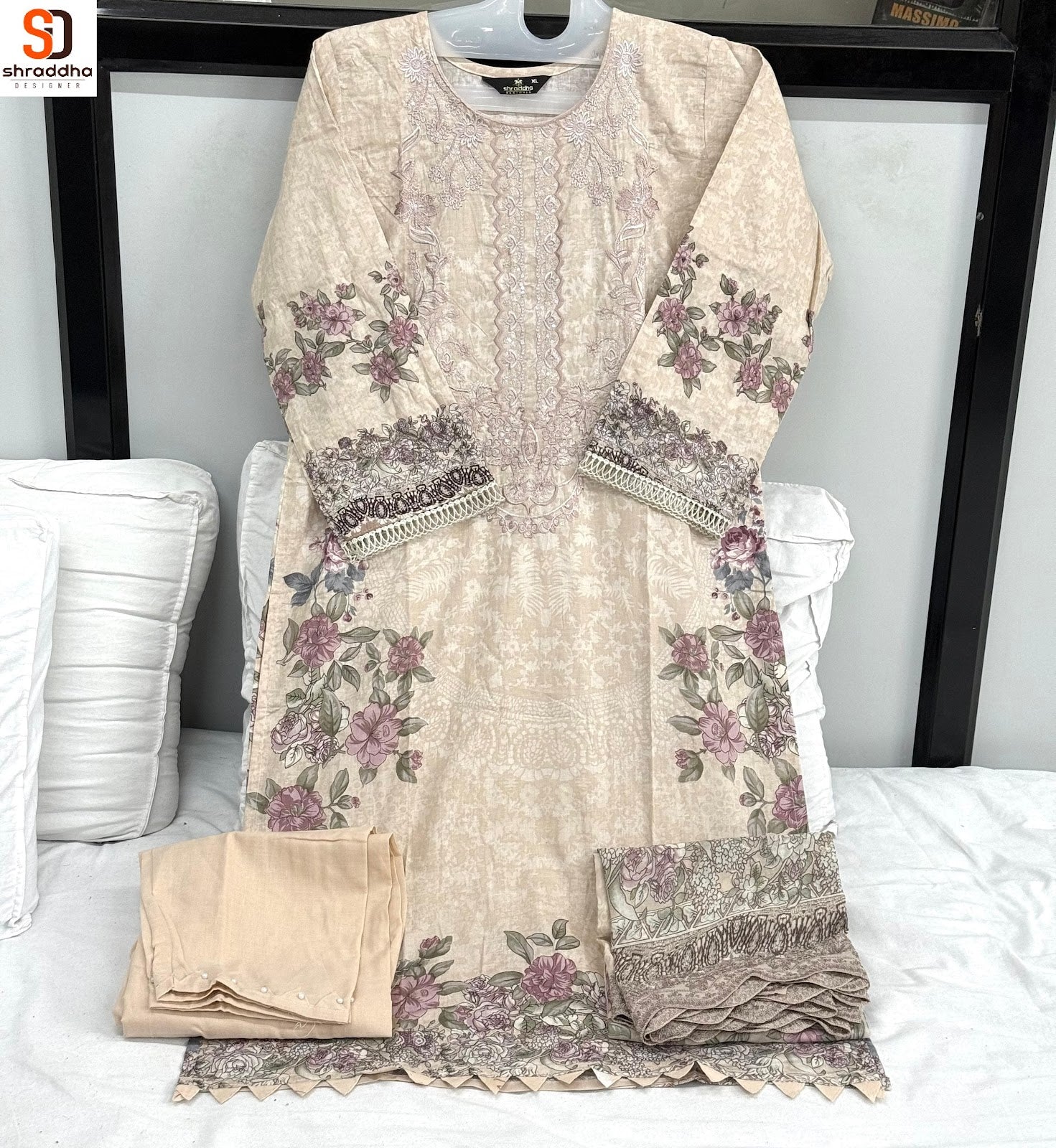 Needle Wonder Vol 1 Shraddha Designer Cotton Karachi Readymade Suits Exporter Ahmedabad