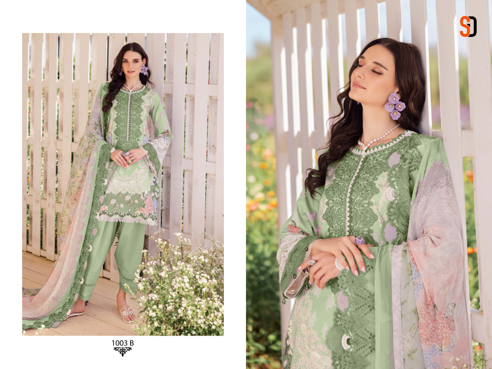 Needle Wonder Vol 1 Shraddha Designer Pure Cotton Karachi Salwar Suits Wholesaler India