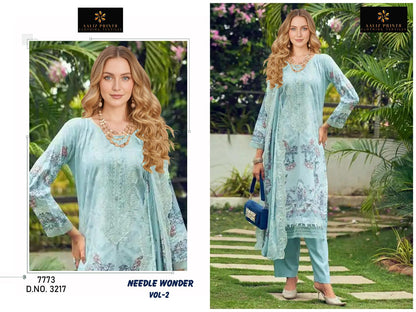 Needle Wonder Vol 2 Aaliz Prints Cotton Karachi Salwar Suits Wholesaler