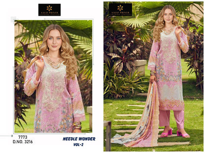 Needle Wonder Vol 2 Aaliz Prints Cotton Karachi Salwar Suits Wholesaler