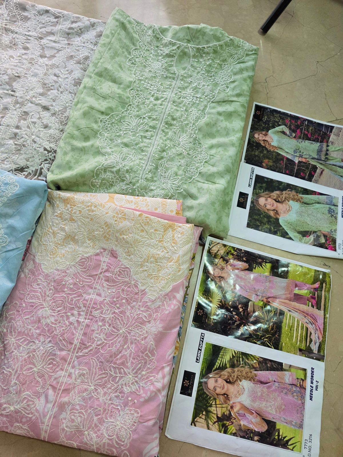 Needle Wonder Vol 2 Aaliz Prints Cotton Karachi Salwar Suits Wholesaler