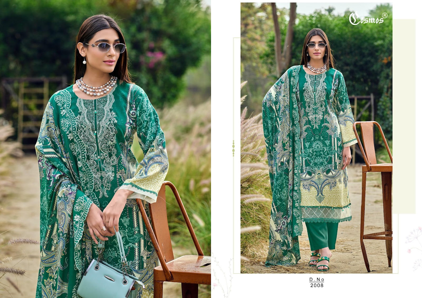Needle Wonder Vol 2 Cosmos Fashion Heavy Rayon Karachi Salwar Suits Wholesaler Ahmedabad