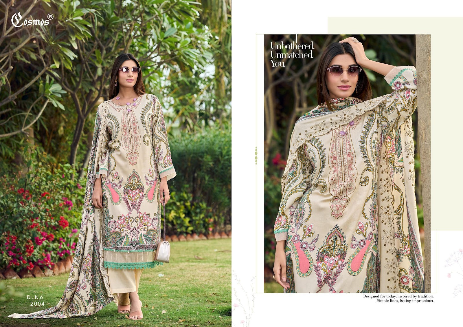Needle Wonder Vol 2 Cosmos Fashion Heavy Rayon Karachi Salwar Suits Wholesaler Ahmedabad