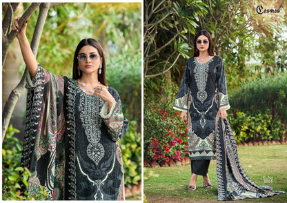 Needle Wonder Vol 2 Cosmos Fashion Heavy Rayon Karachi Salwar Suits Wholesaler Ahmedabad