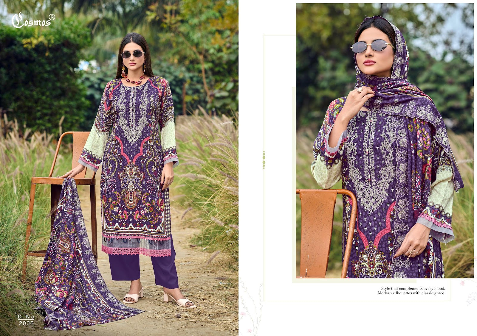 Needle Wonder Vol 2 Cosmos Fashion Heavy Rayon Karachi Salwar Suits Wholesaler Ahmedabad
