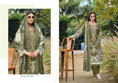 Needle Wonder Vol 2 Cosmos Fashion Heavy Rayon Karachi Salwar Suits Wholesaler Ahmedabad