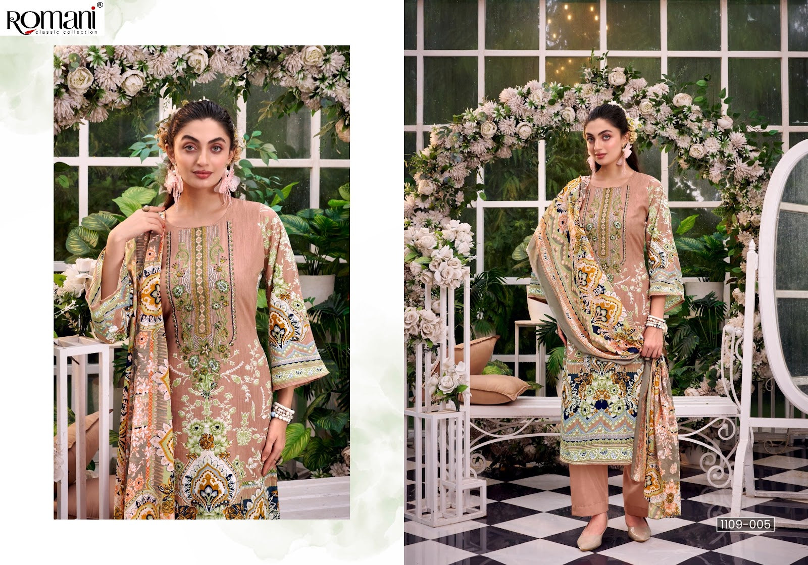 Needle Wonder Vol 2 Romani Soft Cotton Karachi Salwar Suits Manufacturer