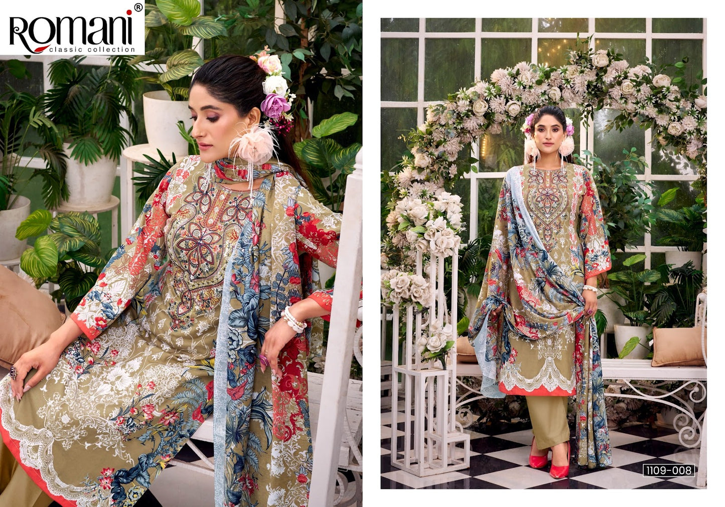 Needle Wonder Vol 2 Romani Soft Cotton Karachi Salwar Suits Manufacturer