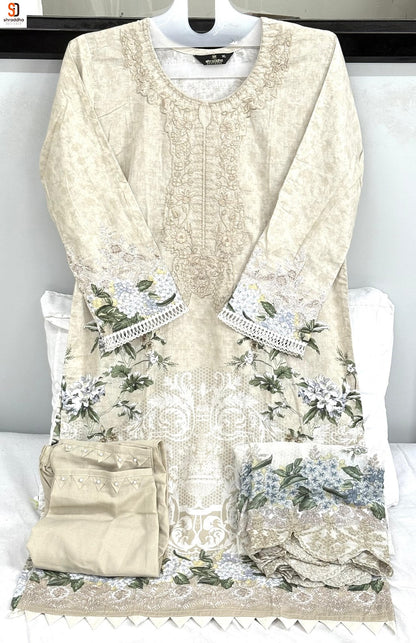 Needle Wonder Vol 2 Shraddha Designer Pure Cotton Karachi Readymade Suits Wholesaler