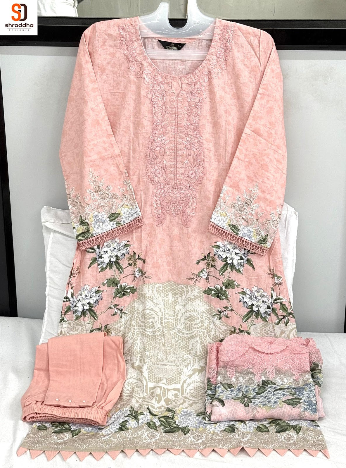 Needle Wonder Vol 2 Shraddha Designer Pure Cotton Karachi Readymade Suits Wholesaler