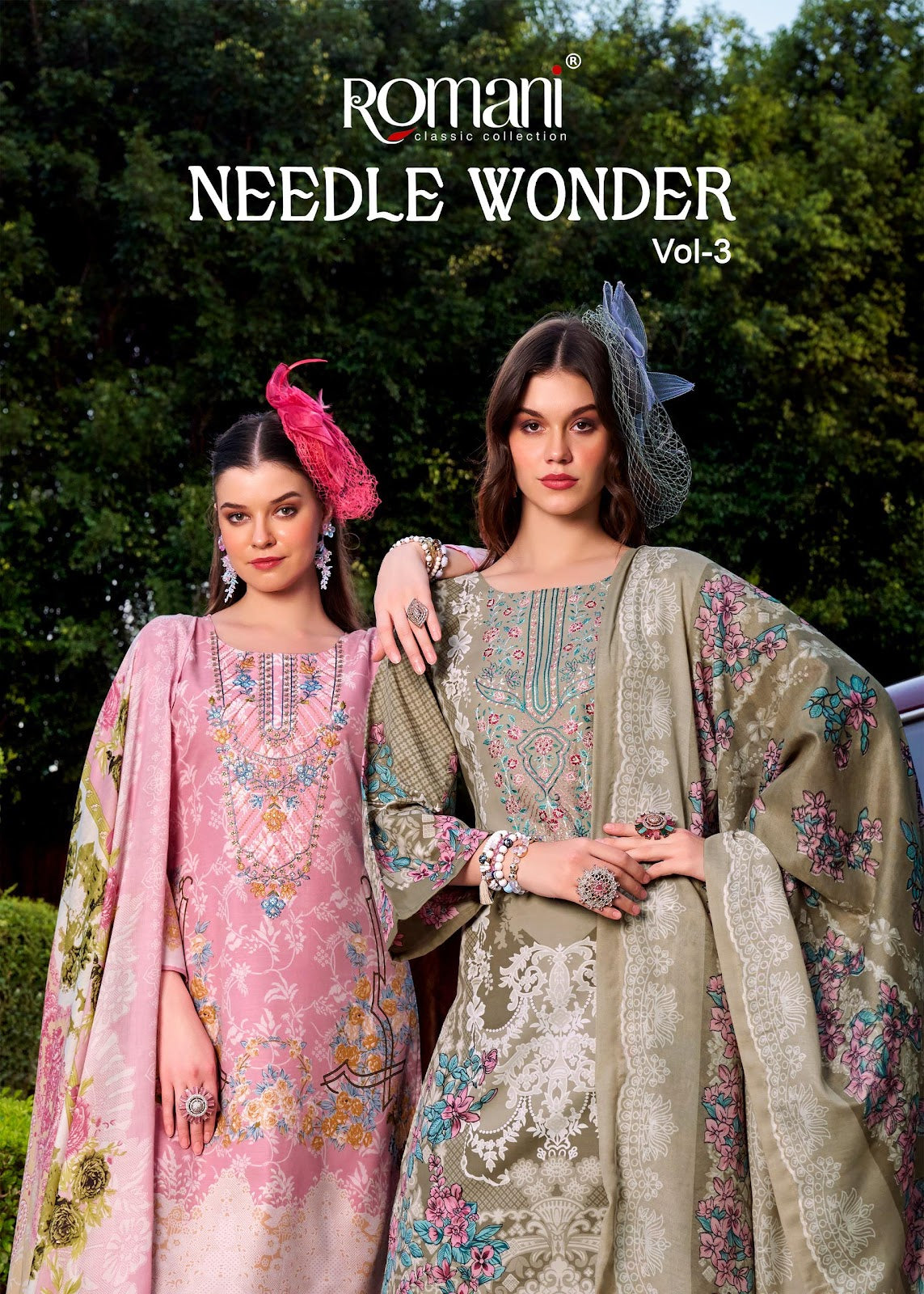 Needle Wonder Vol 3 Romani Cotton Karachi Salwar Suits Wholesaler India