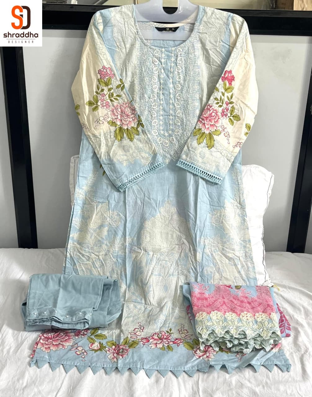 Needle Wonder Vol 3 Shraddha Designer Cotton Karachi Readymade Suits Manufacturer