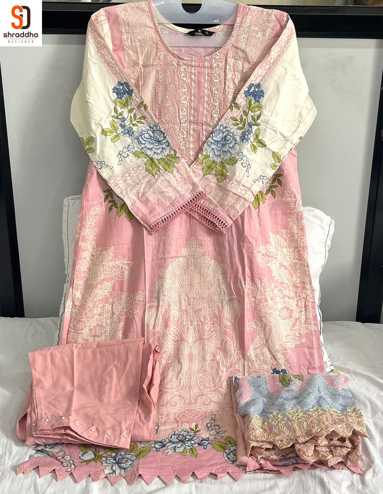 Needle Wonder Vol 3 Shraddha Designer Cotton Karachi Readymade Suits Manufacturer