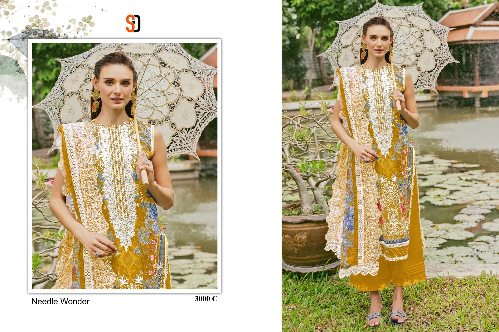 Needle Wonder Vol 3 Shraddha Designer Cotton Pakistani Patch Work Suits Manufacturer India