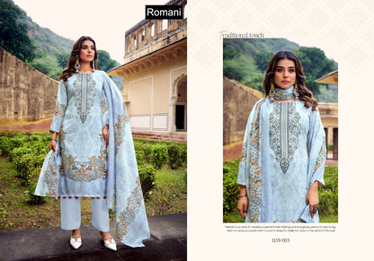 Needle Wonder Vol 4 Romani Cotton Karachi Salwar Suits Wholesaler Gujarat