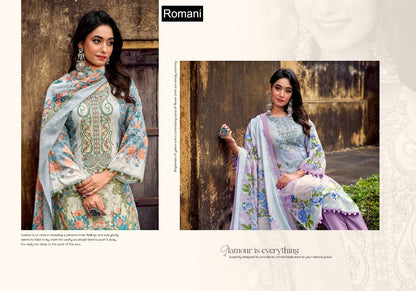 Needle Wonder Vol 4 Romani Cotton Karachi Salwar Suits Wholesaler Gujarat