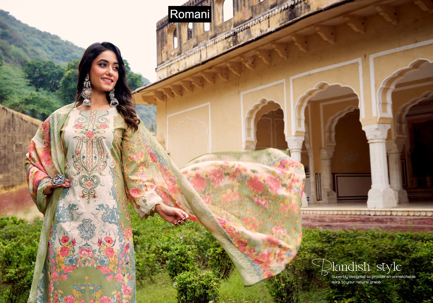 Needle Wonder Vol 4 Romani Cotton Karachi Salwar Suits Wholesaler Gujarat