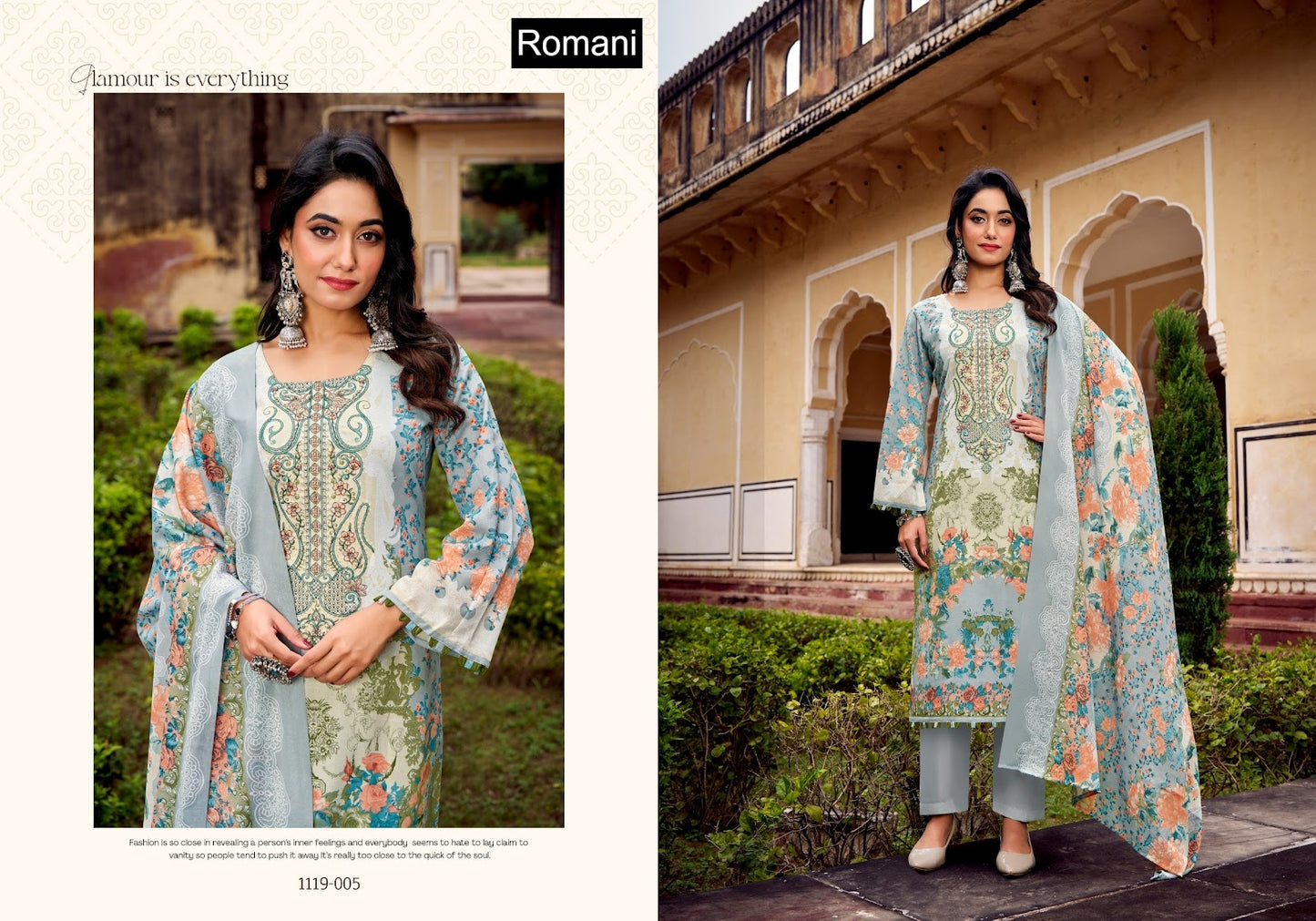 Needle Wonder Vol 4 Romani Cotton Karachi Salwar Suits Wholesaler Gujarat