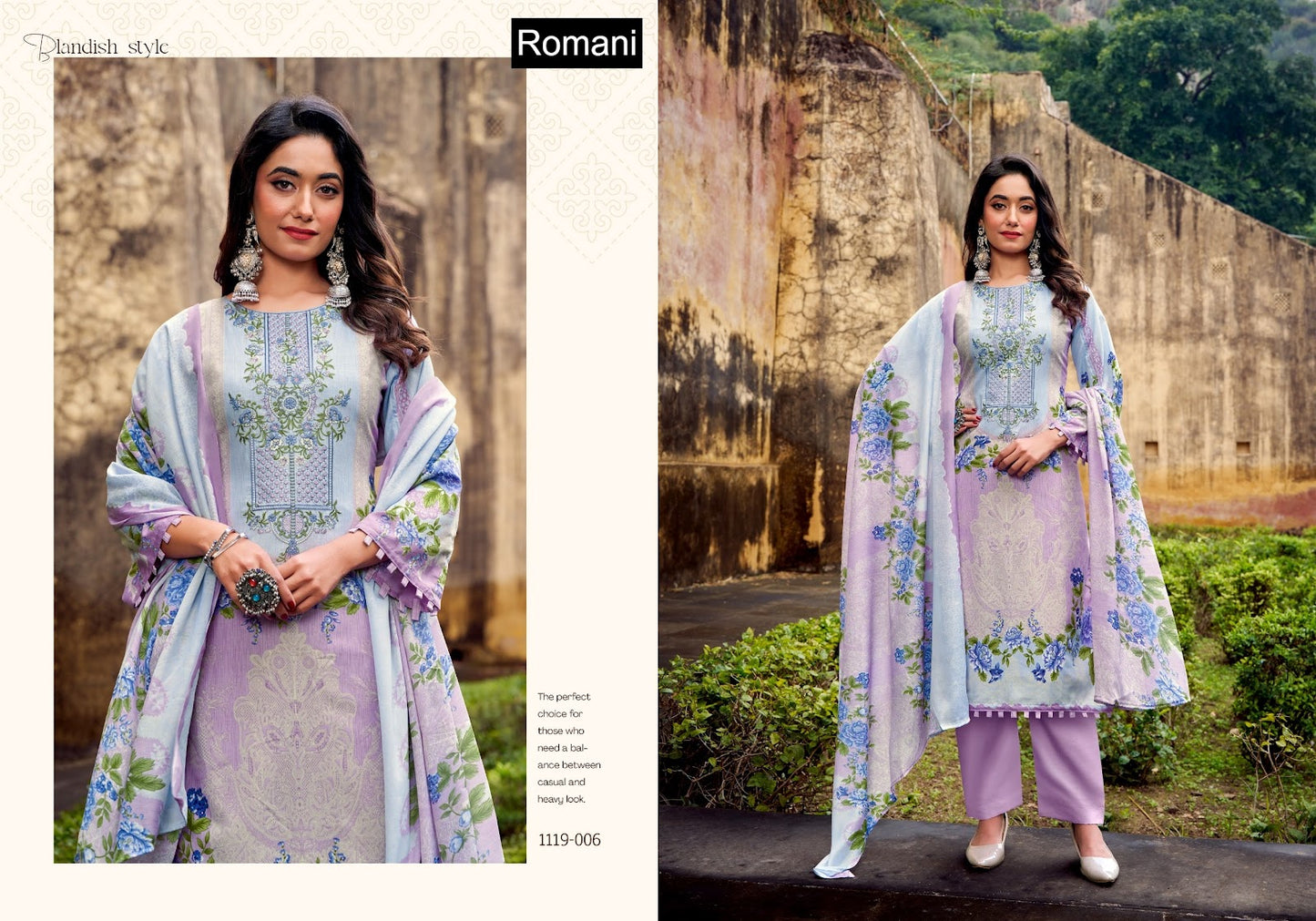 Needle Wonder Vol 4 Romani Cotton Karachi Salwar Suits Wholesaler Gujarat