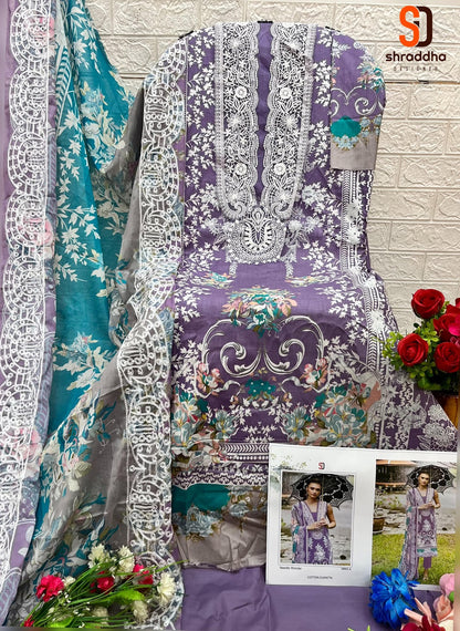 Needle Wonder Vol 4 Shraddha Designer Cotton Pakistani Patch Work Suits Manufacturer