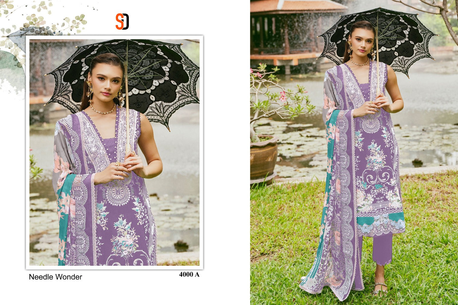 Needle Wonder Vol 4 Shraddha Designer Cotton Pakistani Patch Work Suits Manufacturer
