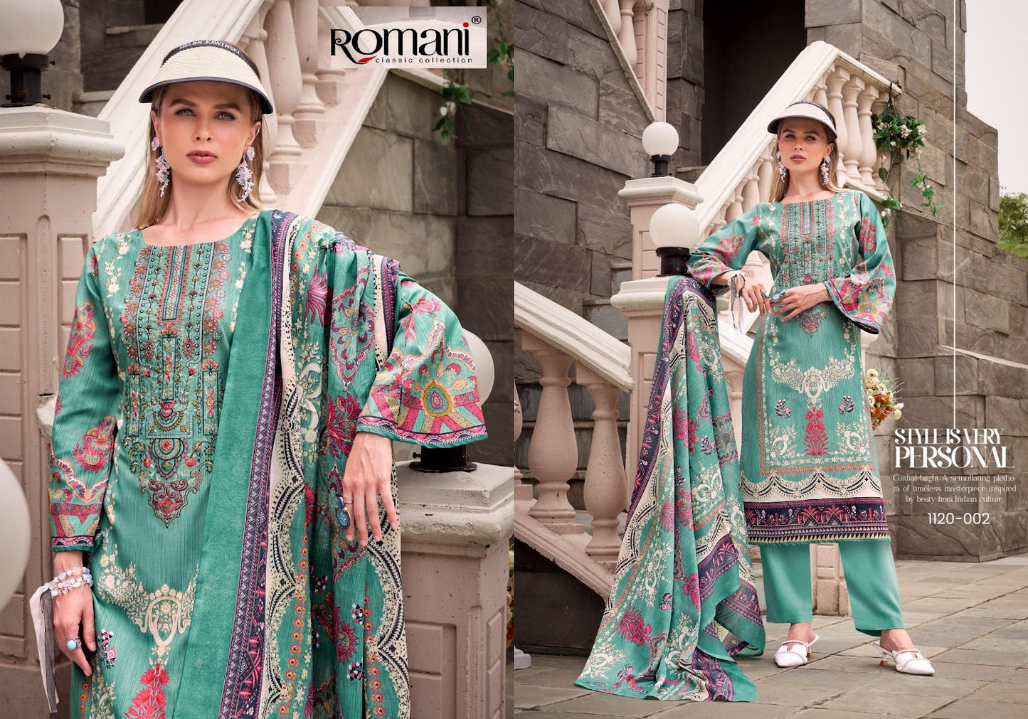 Needle Wonder Vol 5 Romani Soft Cotton Karachi Salwar Suits Supplier India