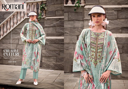 Needle Wonder Vol 5 Romani Soft Cotton Karachi Salwar Suits Supplier India