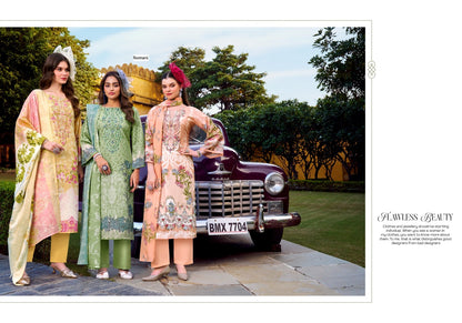 Needle Wonder Vol 7 Romani Cotton Karachi Salwar Suits Supplier India