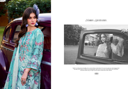 Needle Wonder Vol 7 Romani Cotton Karachi Salwar Suits Supplier India