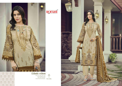 Needle Wonder Vol 8 Romani Mix Cotton Karachi Salwar Suits Wholesaler Ahmedabad