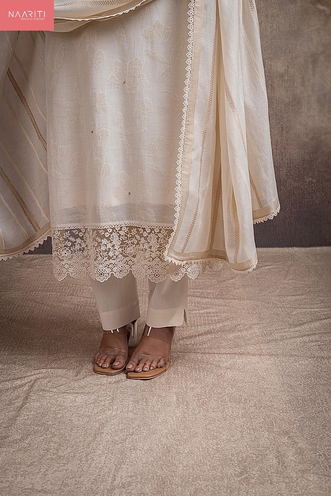 Neeko Naariti Mul Chanderi Pant Style Suits Exporter Gujarat