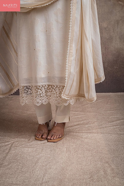 Neeko Naariti Mul Chanderi Pant Style Suits Exporter Gujarat