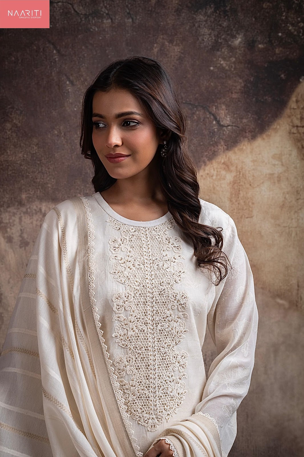 Neeko Naariti Mul Chanderi Pant Style Suits Exporter Gujarat