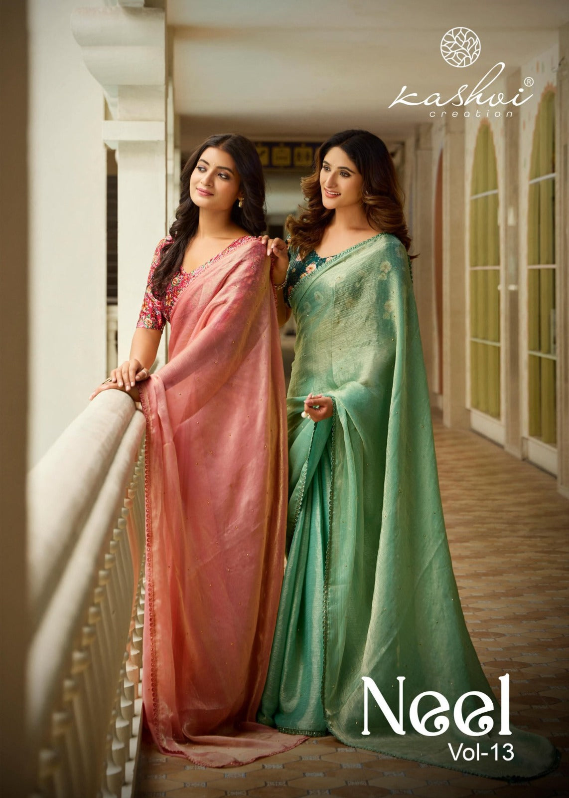 Neel Vol 13 Kashvi Creation Mono Satin Sarees Manufacturer India