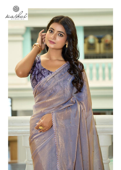 Neel Vol 13 Kashvi Creation Mono Satin Sarees Manufacturer India