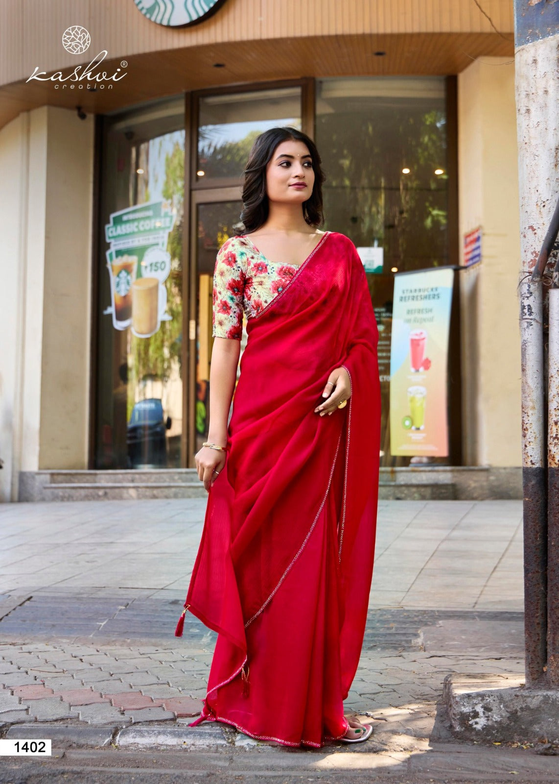 Neel Vol 14 Kashvi Creation Satin Sarees Wholesaler Gujarat