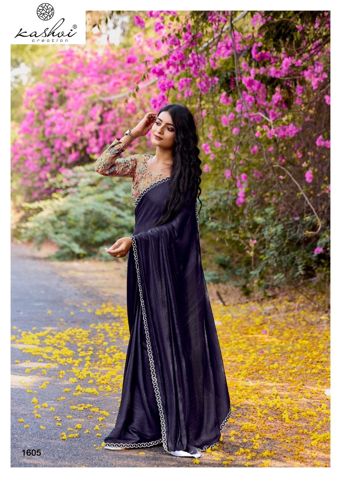 Neel Vol 16 Kashvi Creation Satin Sarees Supplier