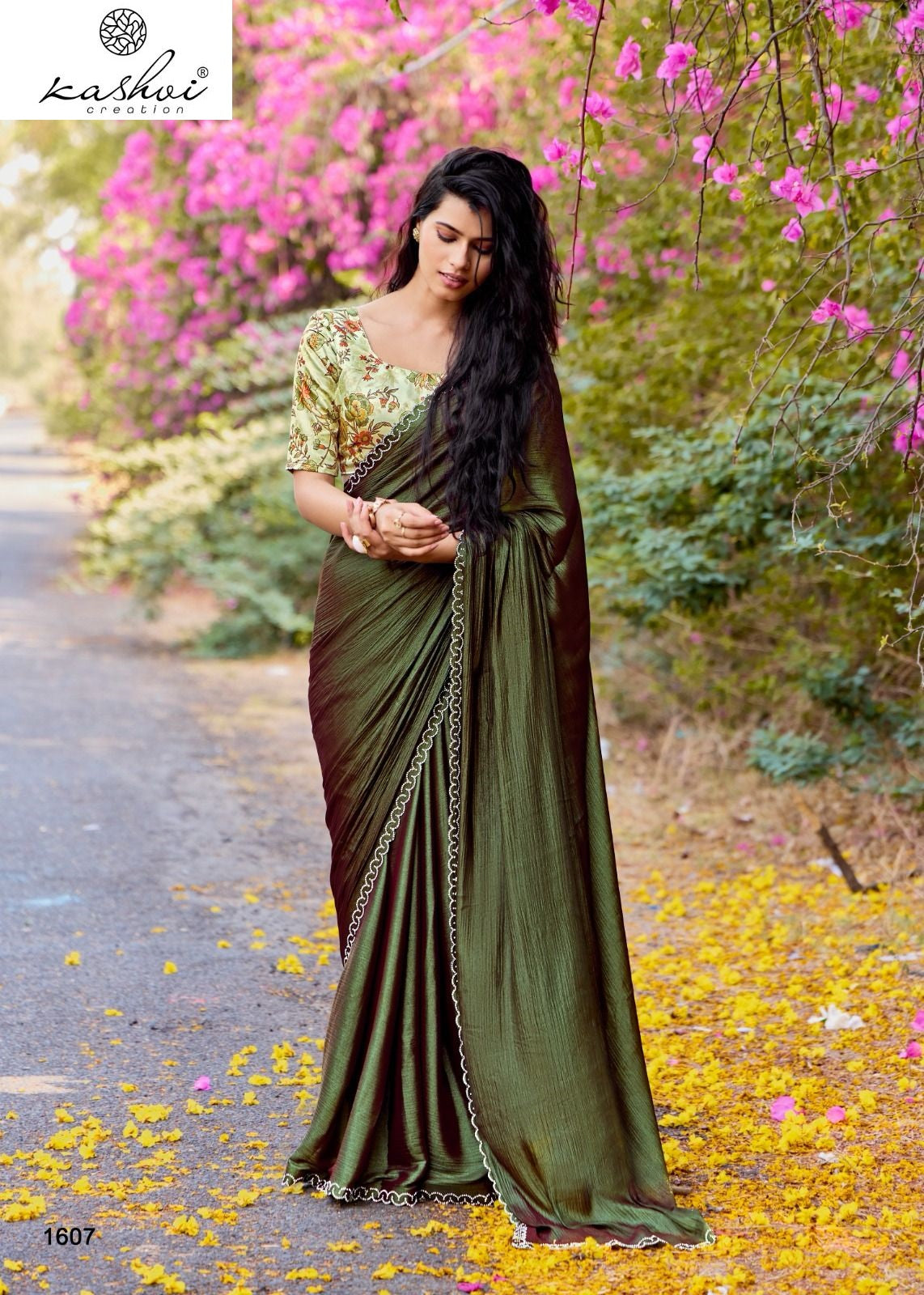 Neel Vol 16 Kashvi Creation Satin Sarees Supplier
