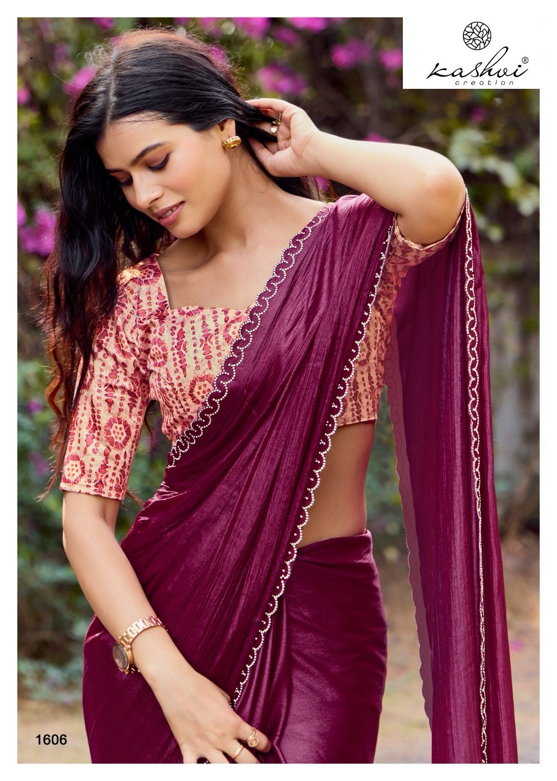 Neel Vol 16 Kashvi Creation Satin Sarees Supplier
