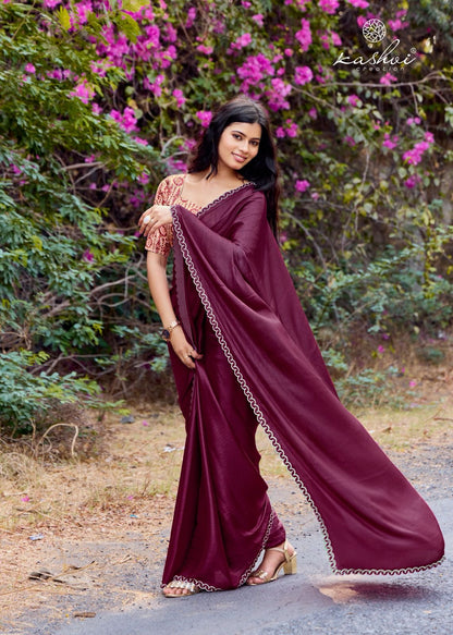 Neel Vol 16 Kashvi Creation Satin Sarees Supplier