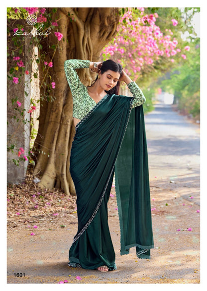 Neel Vol 16 Kashvi Creation Satin Sarees Supplier