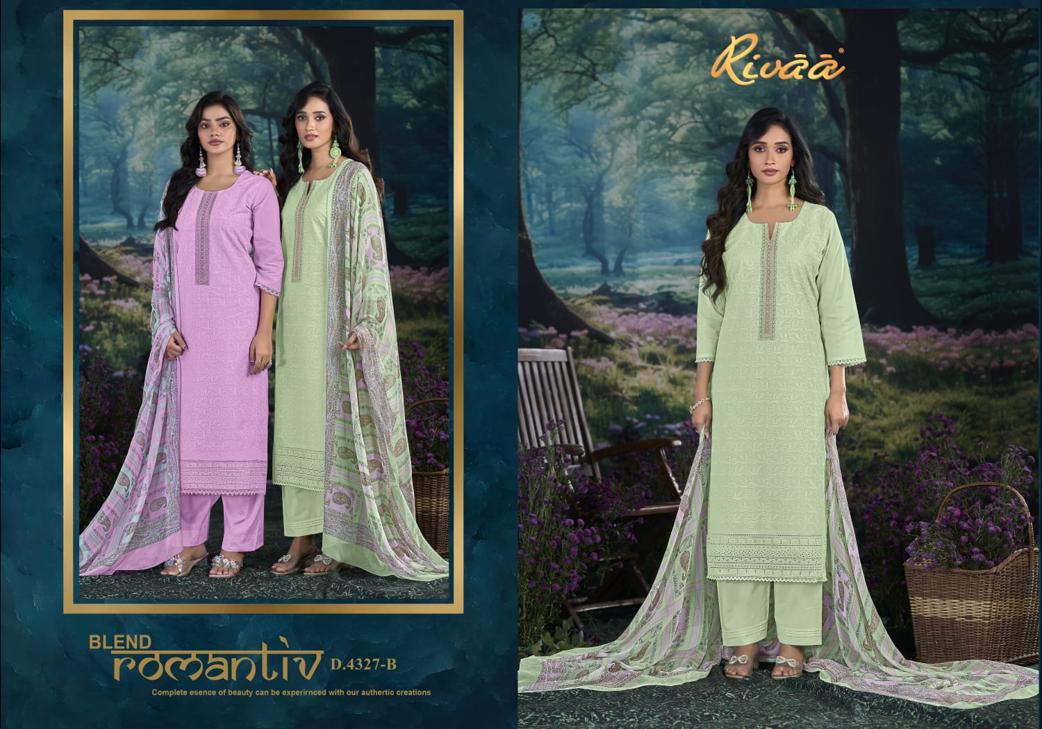 Neela Rivaa Italian Lawn Pant Style Suits Manufacturer Gujarat