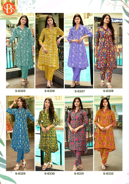 Neelanjali Sbs Cotton Kurti Pant Set Manufacturer