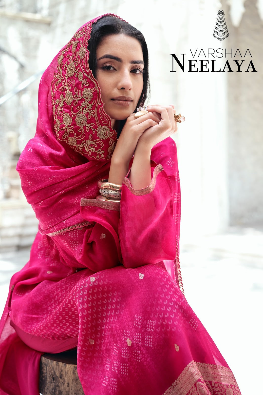 Neelaya Varshaa Viscose Organza Pant Style Suits Exporter